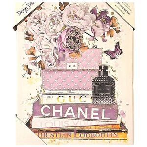 Design District Fashion Essentials Canvas Wall Decor- Purple